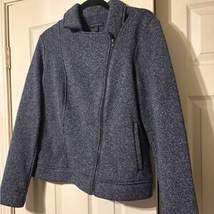 Banana Republic Heathered Blue Sweater- Moto Style